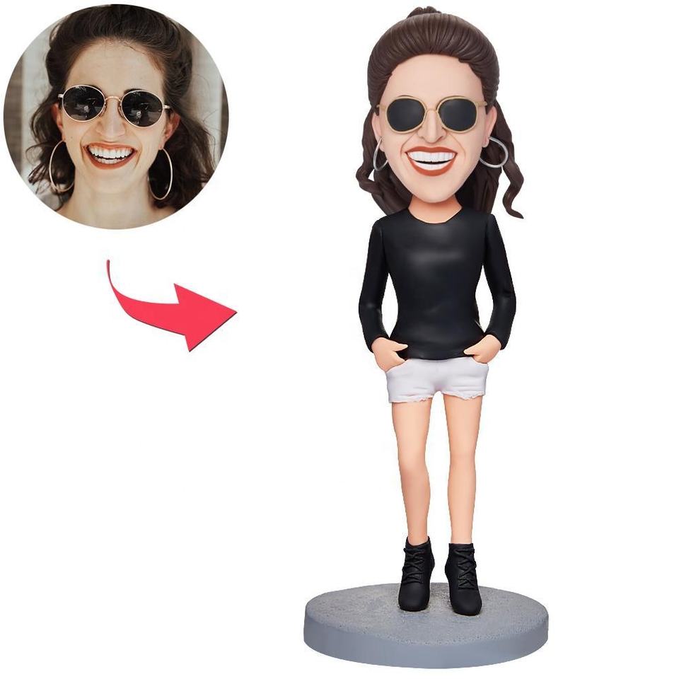 Customized bobble head 3d statue
